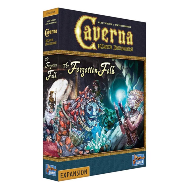 Caverna The Cave Farmers The Forgotten Folk Board Game EXPANSION | Strategy Game for Adults and Kids | Ages 12+ | 1-7 Players | Aveg. Playtime 30-210 Minutes | Made by Lookout Games